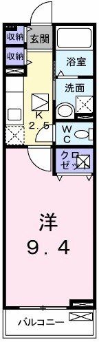 プラシード三宅の間取り画像