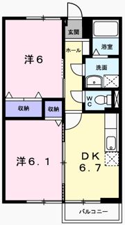 カーサ正保橋の間取り画像