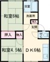 サンシティ米田Bの間取り画像