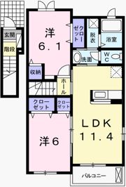ラ・セレサAの間取り画像