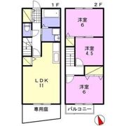 ベルヴィルカノウの間取り画像