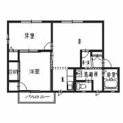 ラヴェール英賀保Aの間取り画像