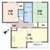 ウォームフロント岡田の間取り画像