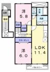 プレステージ タカトミBの間取り画像
