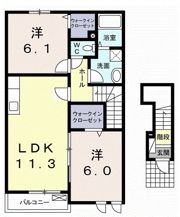 グランブルージュの間取り画像