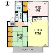 GRACE KUMANO Ⅱ A棟の間取り画像
