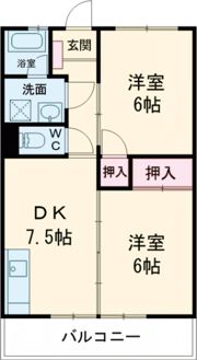 コーポさいとうの間取り画像
