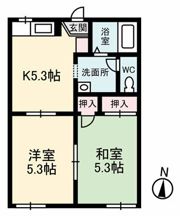 プラザフローテルA棟の間取り画像