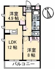 メゾン・はなみずきの間取り画像
