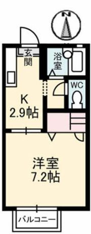 カーサ セレーノの間取り画像