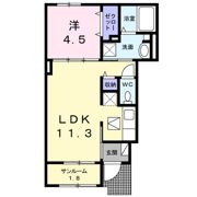 コリウスBの間取り画像