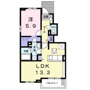 エアフォルク Bの間取り画像