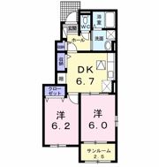 メゾン プチアンの間取り画像