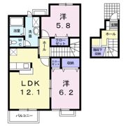 ピュア メゾン森尾の間取り画像