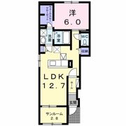 ヴィルドミール Aの間取り画像