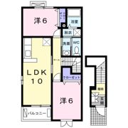 ミルキー・ウェイBの間取り画像