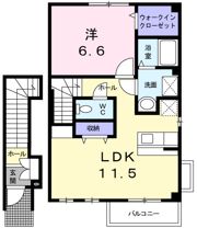 サニーレジデンス Bの間取り画像