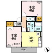 サンブリッジD棟の間取り画像