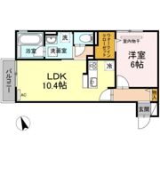 フォーサイト ウエスト B棟の間取り画像