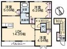 エスポワールⅢの間取り画像