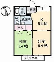 ハイツアールデコの間取り画像
