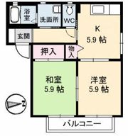 コンフォートヴィラ A棟の間取り画像