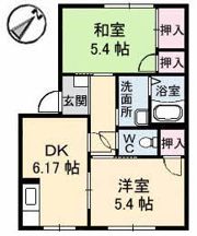 フレグランスレイ B棟の間取り画像