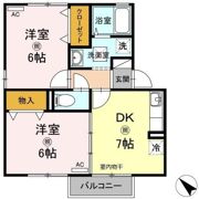 ハイツ トベラ C棟の間取り画像