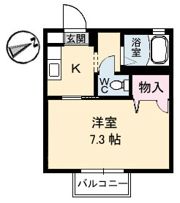 ヴィラージュの間取り画像
