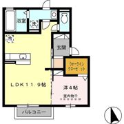 クレシエンド A棟の間取り画像
