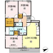 リビングタウン弓ヶ浜 F棟の間取り画像