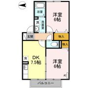 サウスフラッツⅡの間取り画像