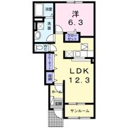 プラシード ピアッツァの間取り画像
