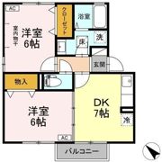 ハイツ トベラ C棟の間取り画像
