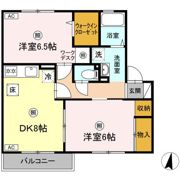 プラシード B棟の間取り画像