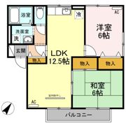 エスポワール三柳 B棟の間取り画像