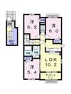 セレステ中間の間取り画像