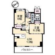グランマスト富安の間取り画像