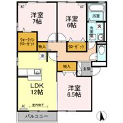 リビングタウン皆生新田 A棟の間取り画像
