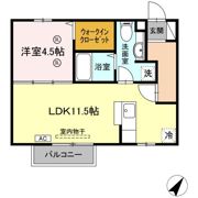 メルメゾンの間取り画像