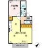 ヴィラ西福原 B棟の間取り画像