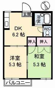 ジャンヌダルクの間取り画像