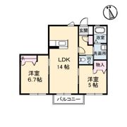 ヴィラーチェの間取り画像