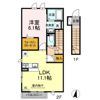 ビジュー Bの間取り画像