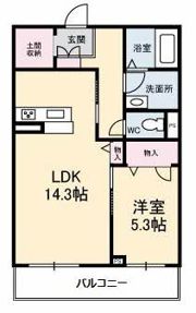グランマスト米原の間取り画像