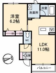 ロランジュの間取り画像