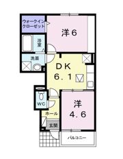 ブライト スクエア Ⅱの間取り画像