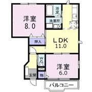 クレストールfの間取り画像