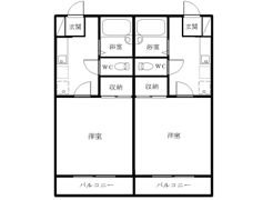 グリーンビラK－1の間取り画像