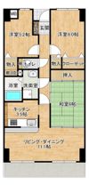 サーパス西津田Iの間取り画像